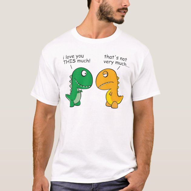 funny-T-Rex-little-arms-cartoon T-Shirt | Zazzle