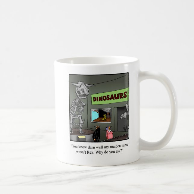Funny "T-Rex" Marriage Humor Mug Gift (Right)