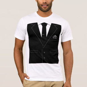 Funny T-Shirt Business Suit and Tie - Your Text