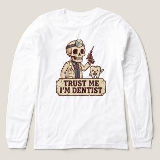 Funny T-Shirt Design, Dental Humor Graphic Tri-Blend Shirt