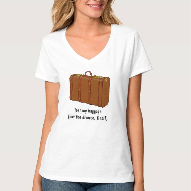 Funny T-Shirt - Divorce & Marriage - Humorous Gift (Front)