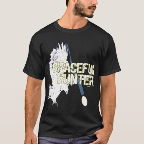 Funny T_Shirt gift graceful hunter eagle 