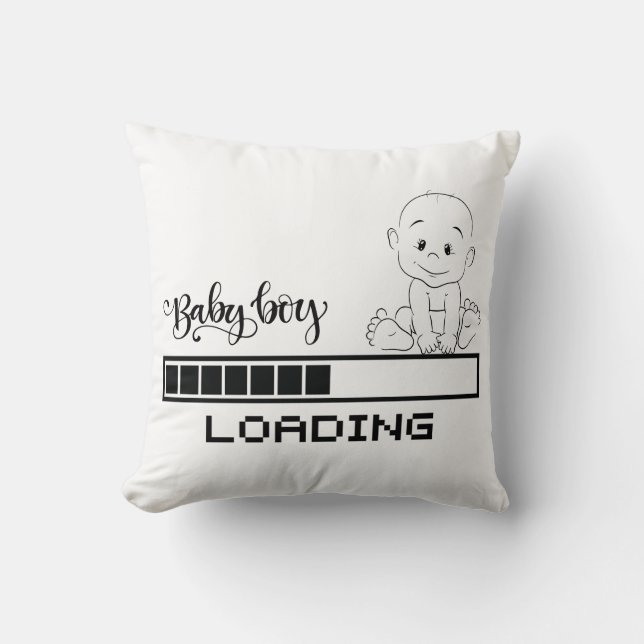 Funny T-shirt Infant Pregnancy Child Mother, 1/2 Throw Pillow (Front)