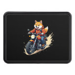Funny T-Shirt, Shiba Inu, Motorcycle, Dog, Puppet, Hitch Cover