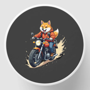 Funny T-Shirt, Shiba Inu, Motorcycle, Dog, Puppet, Mini Candle Favors