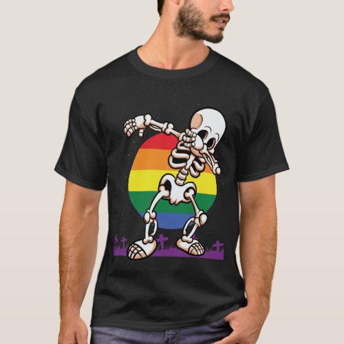 Funny T_shirt Vintage Halloween Skull