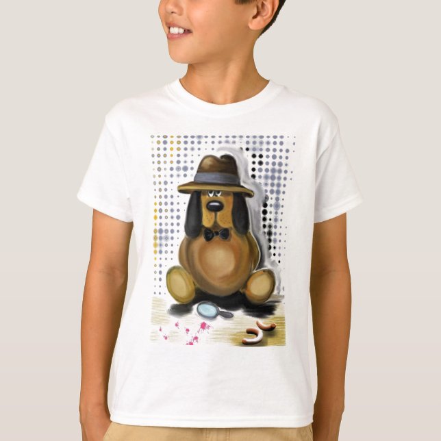 Funny T-Shirt with Inspector Dog (Front)