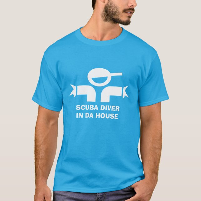Funny t-shirt with quote for scuba divers (Front)
