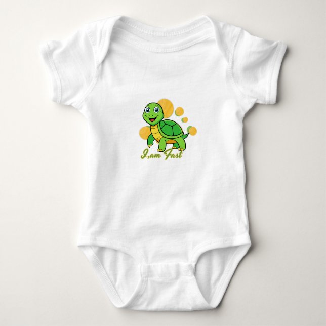 Funny T-shirts for Baby " i.am fast" (Front)