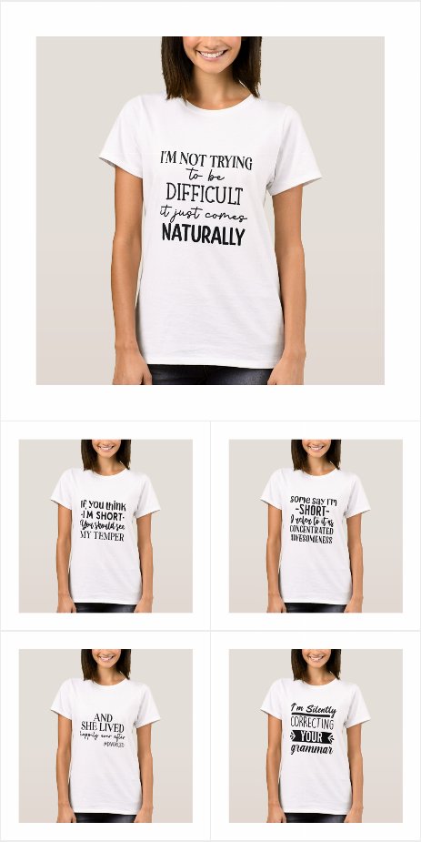 Funny T-shirts for Her