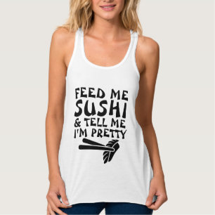Funny t-shirts for ladies, FEED ME SUSHI