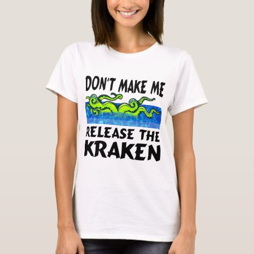 Funny T_shirts Kraken