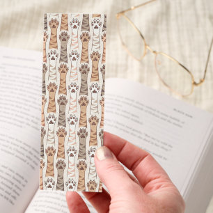 Funny Tabby Cat Legs & Paws Bookmarks