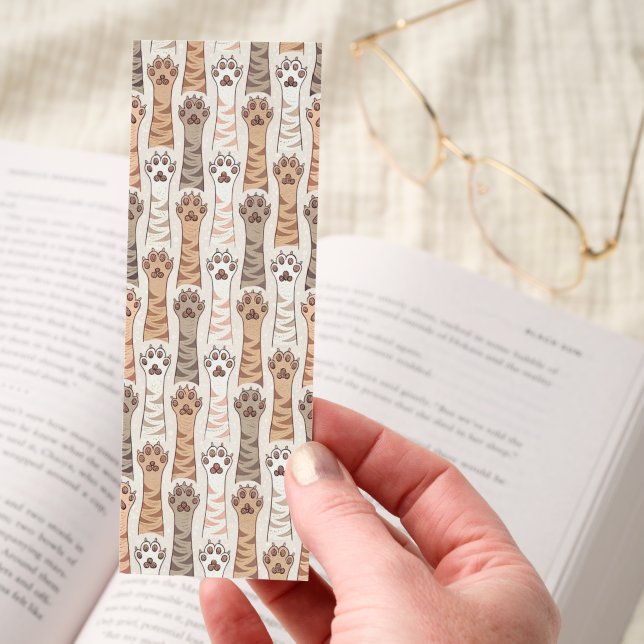 Funny Tabby Cat Legs & Paws Bookmarks (Hand)