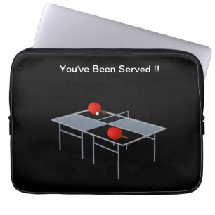 Funny Table Tennis Served,  Laptop Sleeve