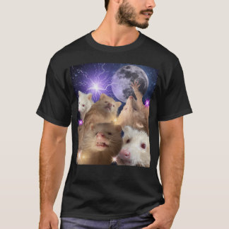 Funny Tacky Albino Raccoon T-Shirt
