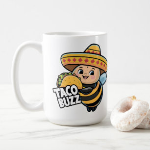 Funny Taco Buzz Bumble Bee Coffee Mug