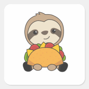 Funny Taco - Fault Tacos Mexico Sweet Animals Square Sticker