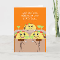 Funny Taco Lover Birthday Card