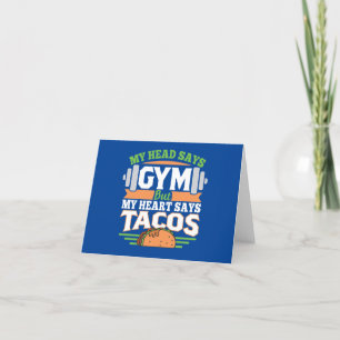 Funny Taco Lover Holiday Card