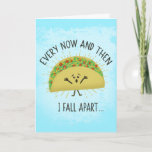 Funny Taco Miss You Card at Zazzle