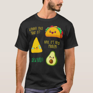 Funny Taco Nacho Avocado Guacamole  T-Shirt