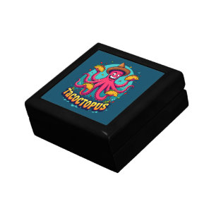 Funny Taco Octopus Cartoon Food Pun Gift Box