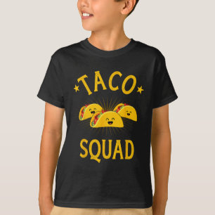 Funny Taco Squad For Taco Tuesday Crew And Cinco D T-Shirt