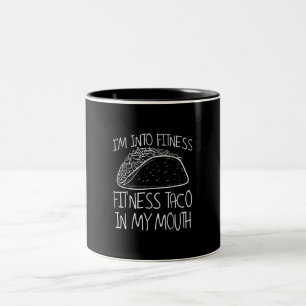 Funny Taco  -  This Ness Taco Funny Gym Two-Tone Coffee Mug