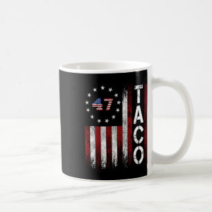 Funny Taco Trump Always Chickens Out Coffee Mug
