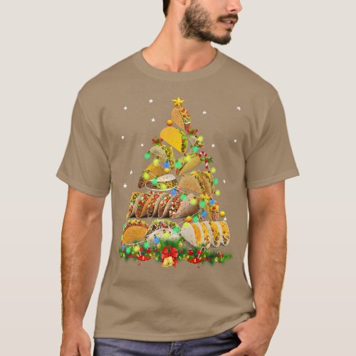 Funny Tacos Christmas Tree Ugly Christmas Sweater 