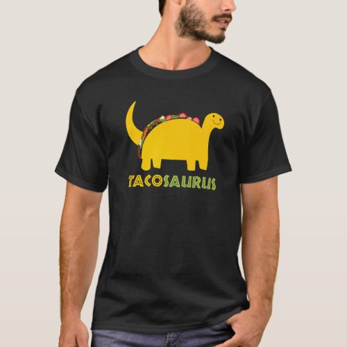 Funny Tacosaurus Cinco De Mayo  Funny Taco Dinosau T_Shirt