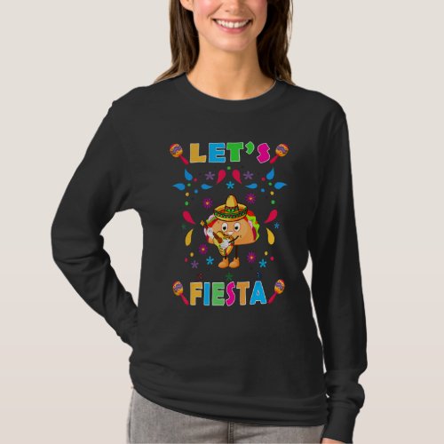 Funny Tacosaurus Cinco De Mayo Mexico Guitar Lets T_Shirt