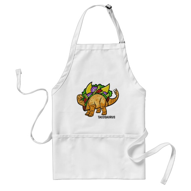 Funny TACOSAURUS custom aprons (Front)