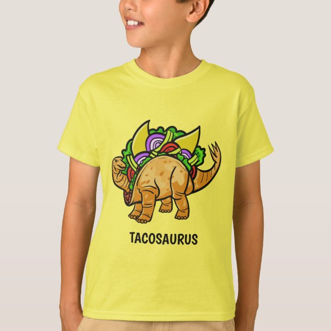 Funny TACOSAURUS custom shirts & jackets (Front)