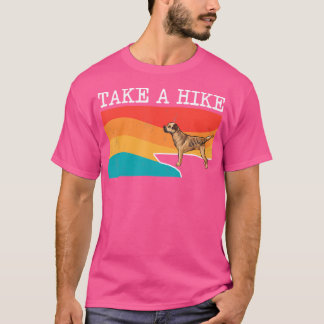 Funny Take A Hike Border Terrier Graphic Hiking T-Shirt