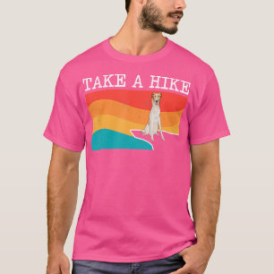 Funny Take A Hike Borzoi Graphic Hiking T-Shirt