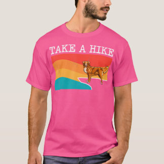 Funny Take A Hike Duck Tolling Retrievers Graphic  T-Shirt