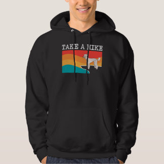 Funny Take A Hike Poodle Graphic Hiking Hoodie