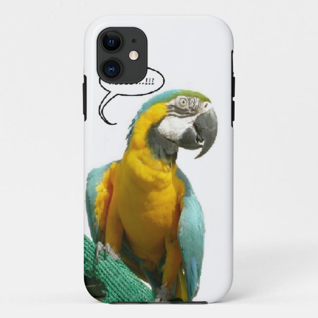 Funny Talking Parrot Phone Case (Back)