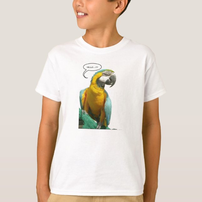 Funny talking parrot T-Shirt (Front)
