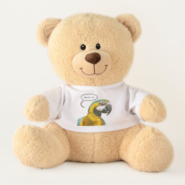 Funny Talking Parrot Teddy Bear (Front)