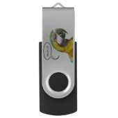 Funny Talking Parrot USB stick USB Flash Drive (Front Vertical)