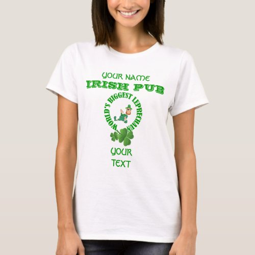 Funny Tallest leprechaun  St Patricks T_Shirt
