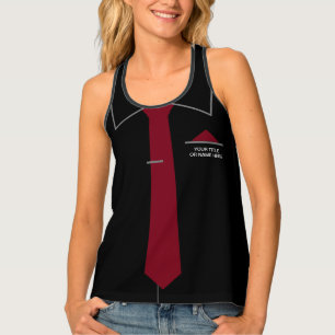 Funny Tank Top Business Design Custom Name Text
