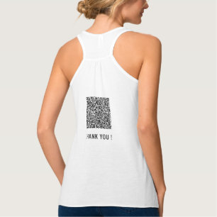 Funny Tank Top with Your QR Code Scan Info