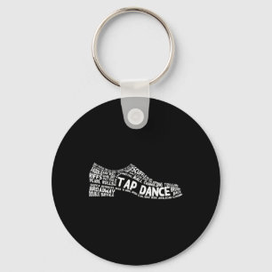 Funny Tap Dance Gift Shoe Dancing Cute Dancer Men Keychain