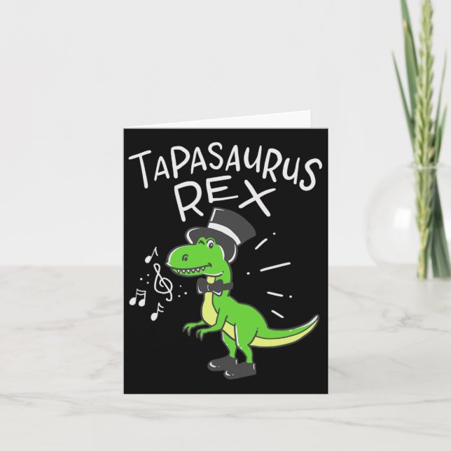 Funny Tap Dancing Gifts For Tap Dancers Dancing Di Card (Front)