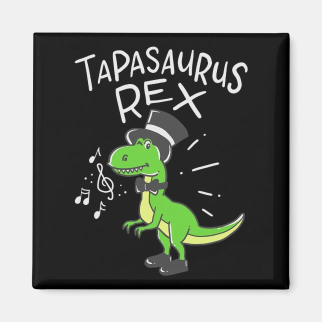 Funny Tap Dancing Gifts For Tap Dancers Dancing Di Magnet (Front)