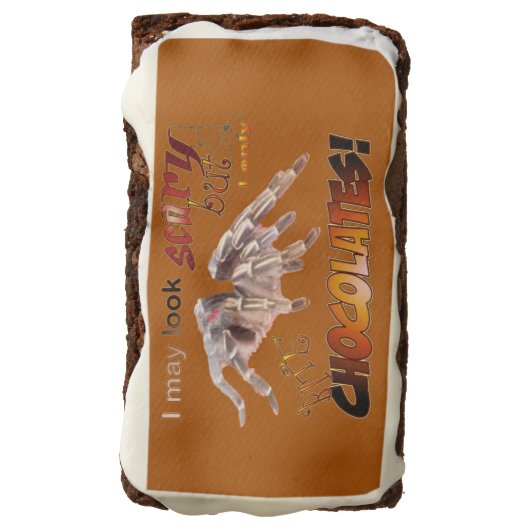 Funny Tarantula Halloween Customizable Brownies (Rotated)